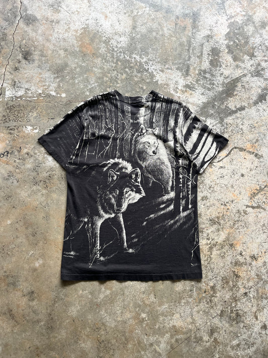 90's AOP Wolf Tee