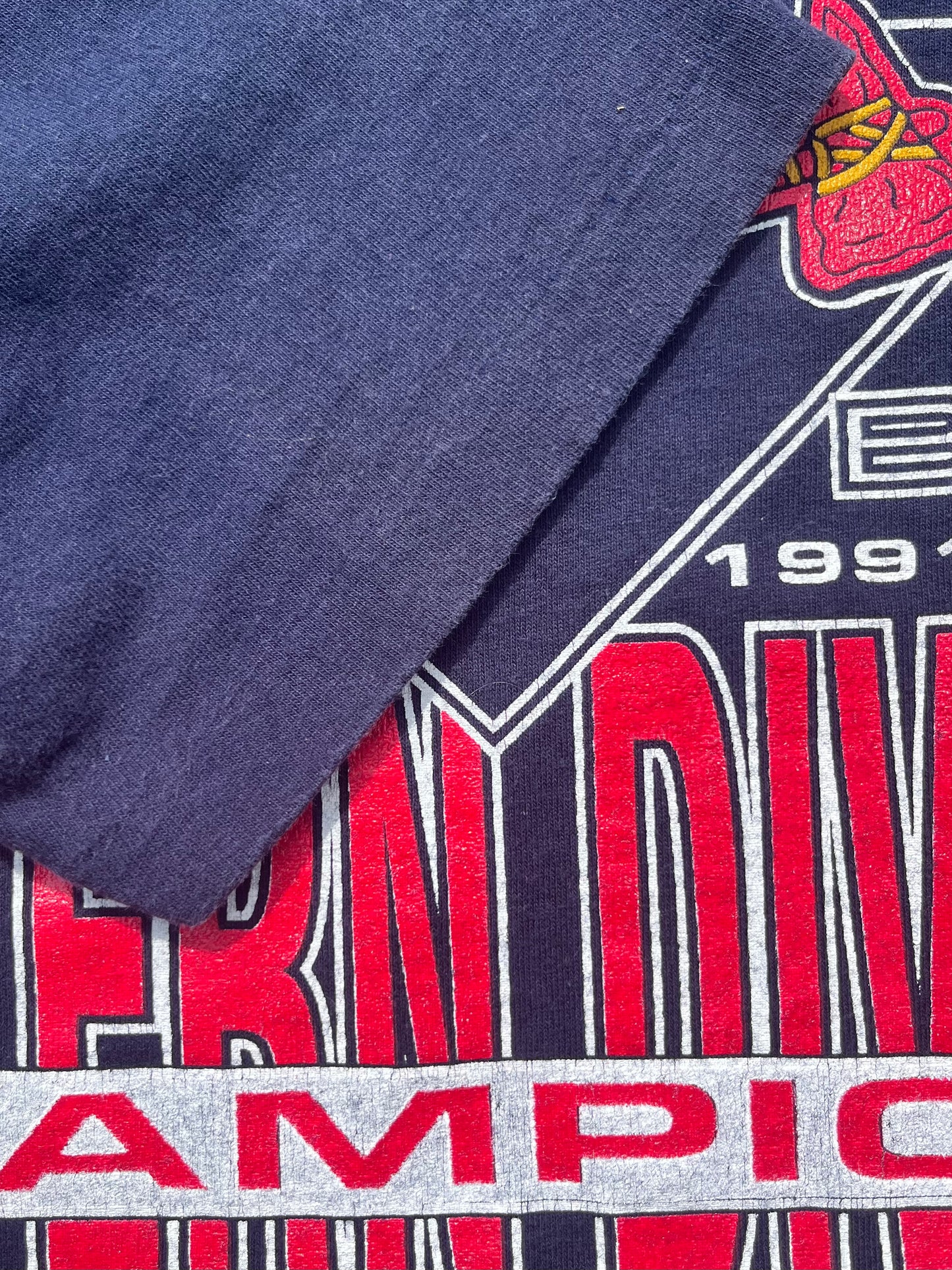 91' Braves Western Division Champs tee