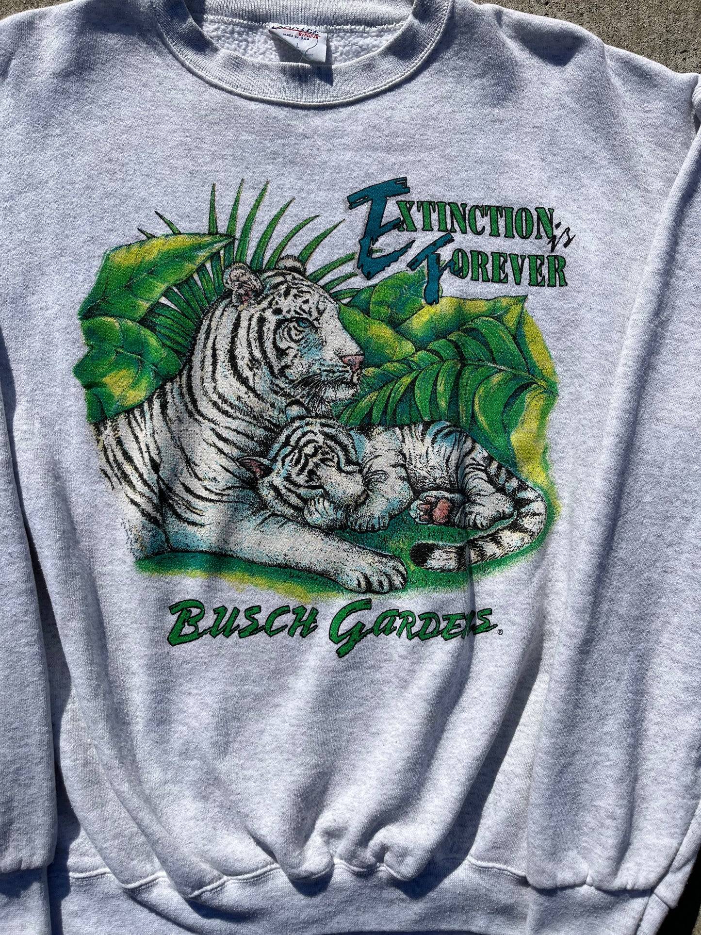 90's Bush Garden Zoo Pullover